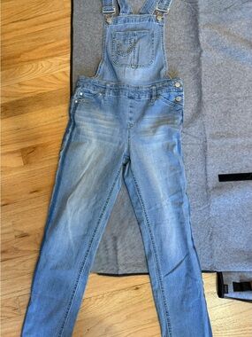 Light Blue Denim Overall Jeans for Women